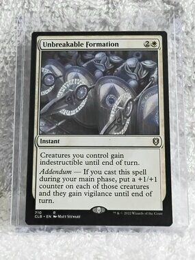 5/$20 Mint 2022 MTG Unbreakable Formation Rare Card 710 Deckmaster!!